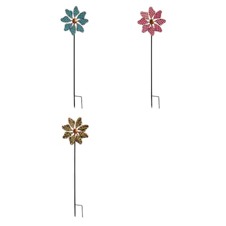 Meadowcreek Meadow Creek Multicolored Metal 33 in. H Outdoor Garden Stake ZAC47M2178